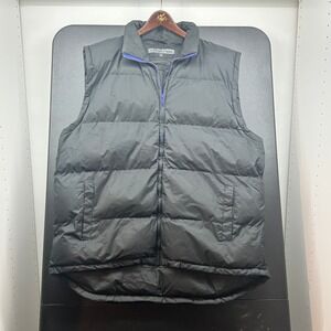 Sportier Puffer Vest XL Men Outdoor Casual Layering Black Full Zip